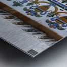 Ceramic tile Casa Don Bosco Ronda Málaga Andalusia Spain Metal print