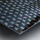 Textile with bull design Carrera de Espinel Ronda Málaga Andalusia Spain Metal print