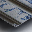 Ceramic tile stairs Plaza de Toros Bullring  Ronda Málaga Andalusia Spain Metal print