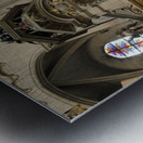 Lyon astronomical clock Cathedrale Saint Jean Baptiste Lyon France Metal print