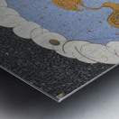 Bas relief plaque of the American Eagle. Hoover Dam Arizona Nevada USA Metal print