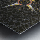 Star chartcelestial map by Oskar J.W. Hansen Hoover Dam Arizona Nevada USA Metal print