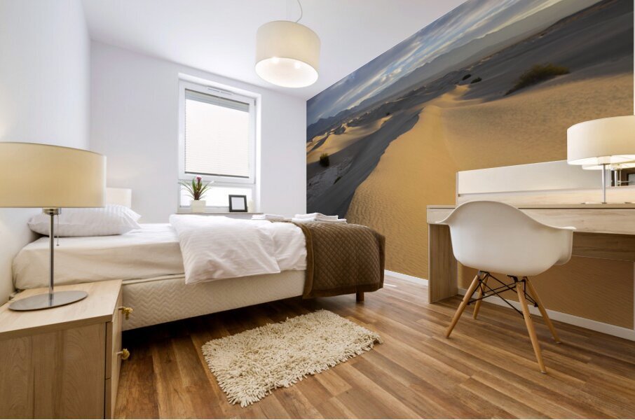 Mesquite Flat Sand Dunes at sunrise Mural print