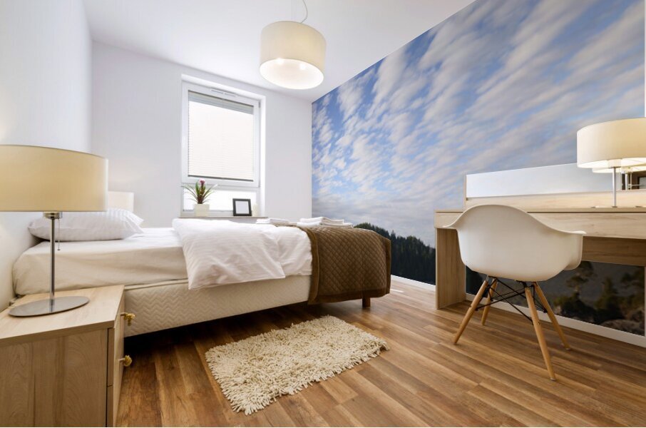 Clouds over Felice Island Mural print