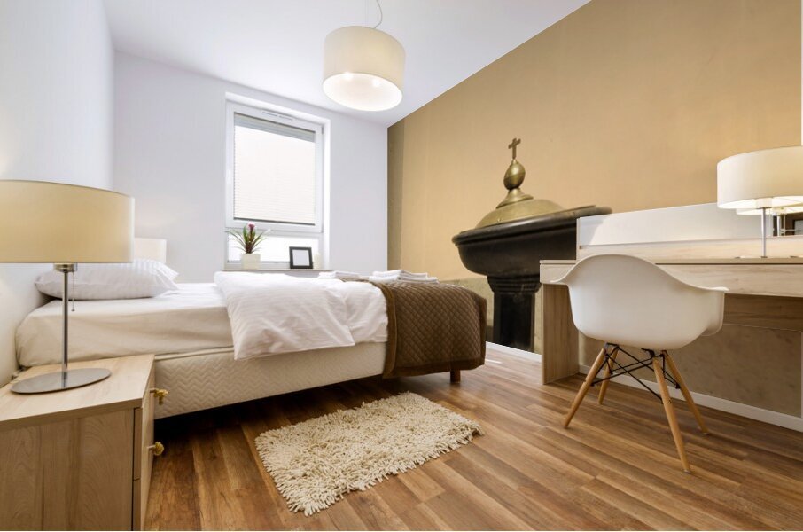 Baptismal urn Eglise Saint Pothin Mural print