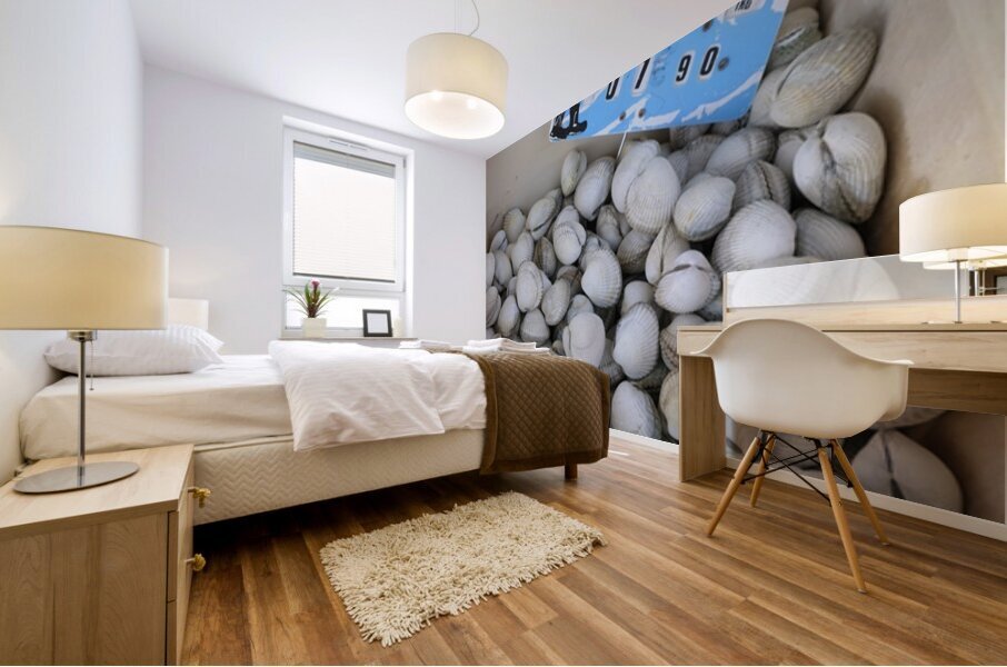 Clams at the Thursday Market - Boulevard Saint Germain -  Paris Mural print