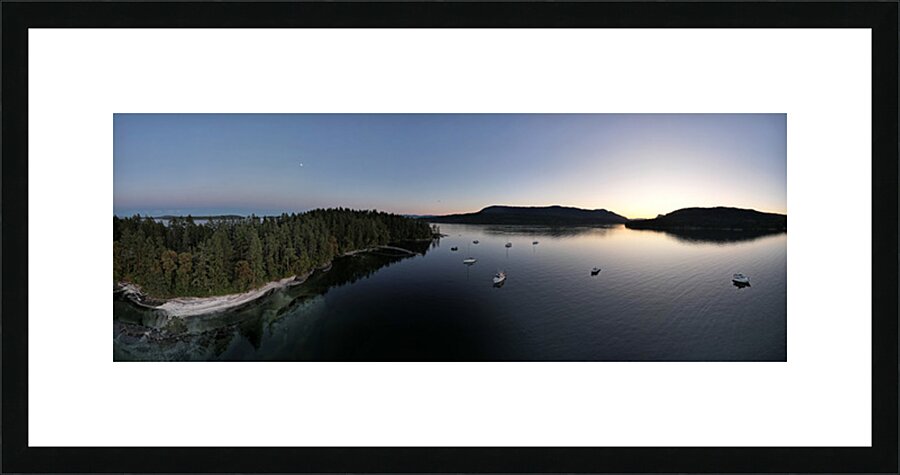 Russell Island Panorama Picture Frame print