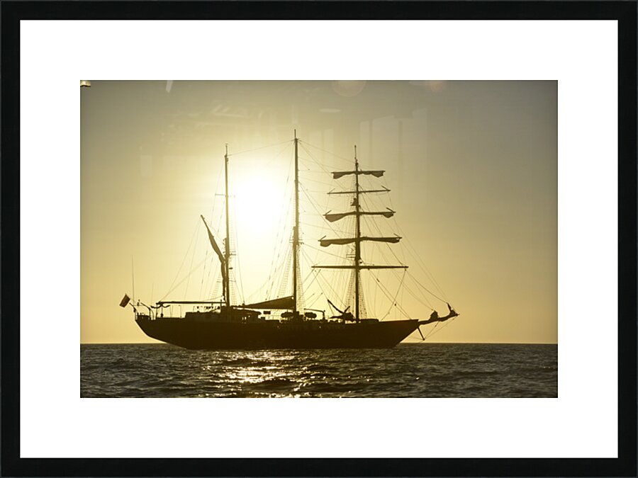 Mary Anne at sunset Picture Frame print