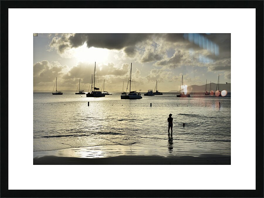 Cane Garden Bay Picture Frame print