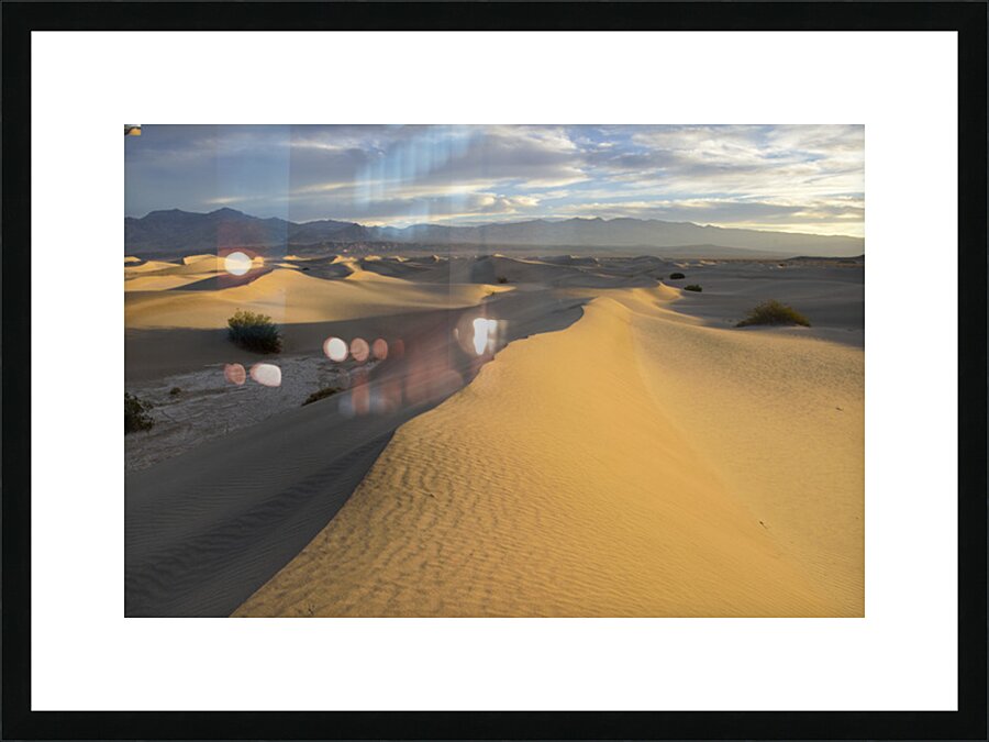 Mesquite Flat Sand Dunes at sunrise Picture Frame print