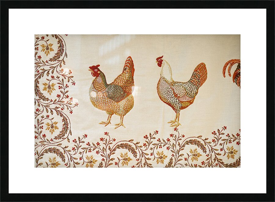 Roosters - Aix-en-Provence Picture Frame print