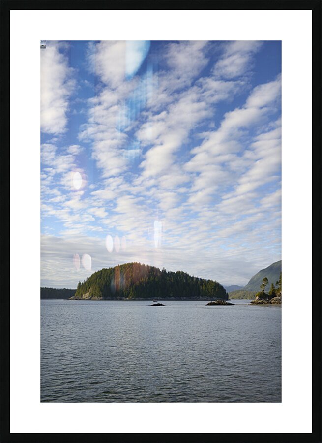 Clouds over Felice Island Picture Frame print