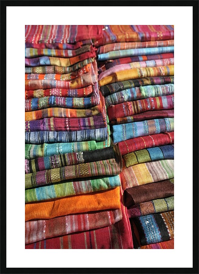 Fabric Thursday Market - Boulevard Saint Germain Picture Frame print