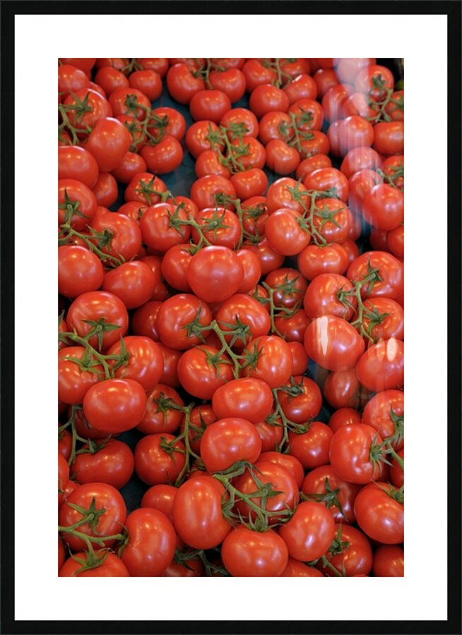 Tomatos at the Thursday Market - Boulevard Saint Germain Picture Frame print