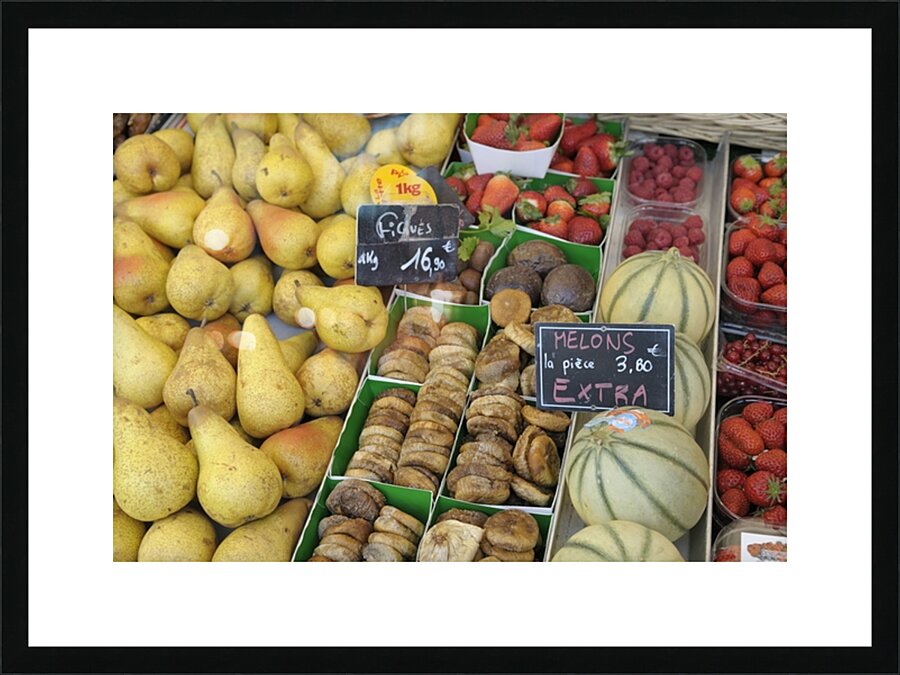 Fresh Fruit Thursday Market Boulevard Saint Germain - Paris Picture Frame print