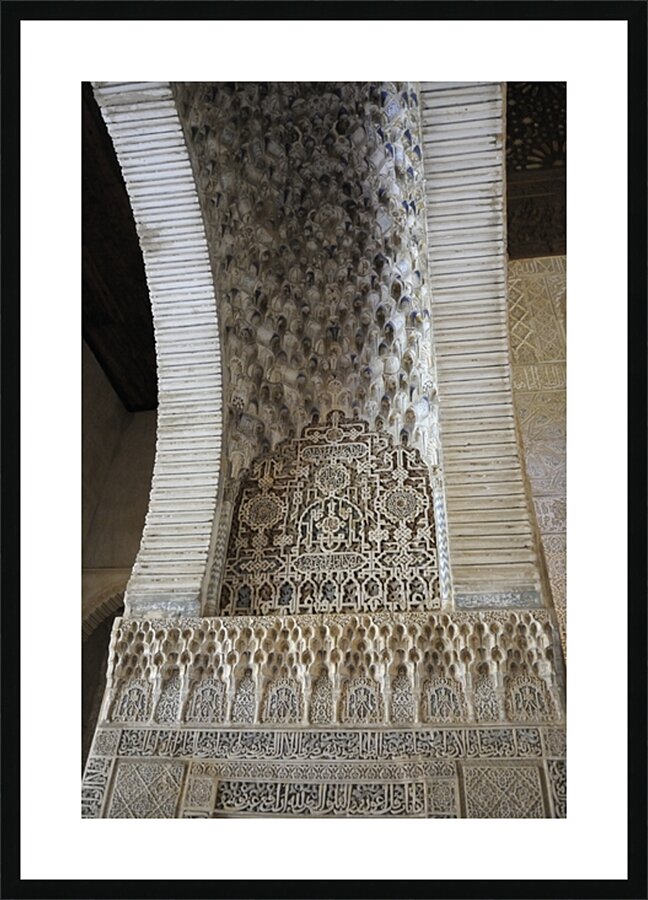 Sala de Embajadores. Hall of the Ambassadors The Throne Room The Alhambra Granada Andalusia Spain Picture Frame print