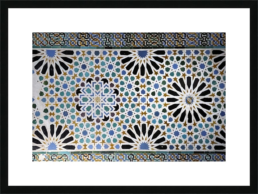 The Alhambra Granada Andalusia Spain Picture Frame print