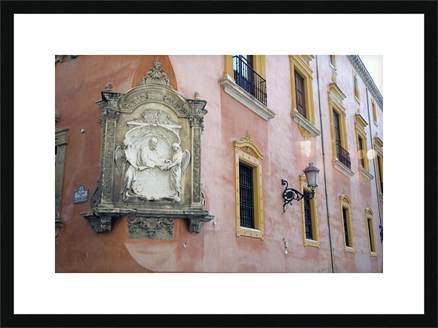 Monumento al Padre Francisco Surez - Plaza Alonso Cano Picture Frame print