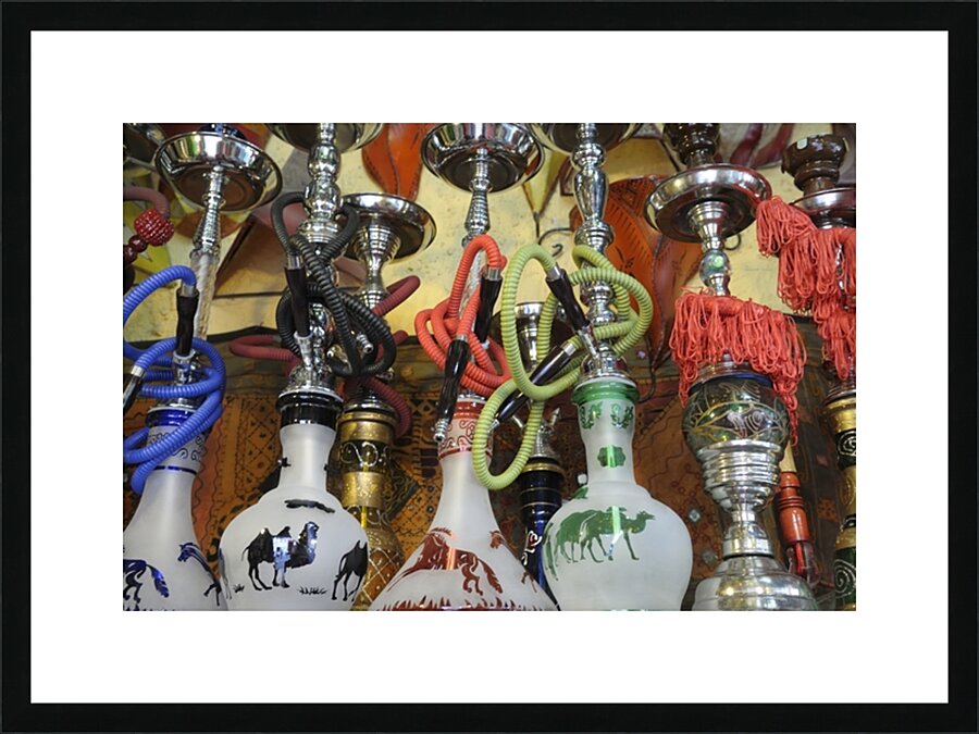Hookahs for sale Granada Andalusia Spain  Picture Frame print