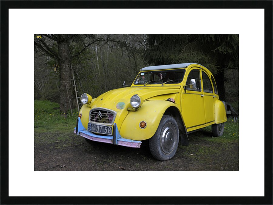 Citroen Ecluse 6 Planche de Belin Le Canal La Collancelle Nievre Burgundy FranceLock 6 Picture Frame print