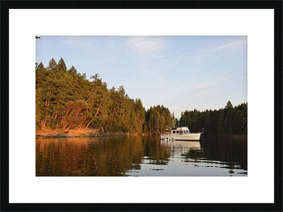 DeCourcy Island British Columbia Canada Picture Frame print
