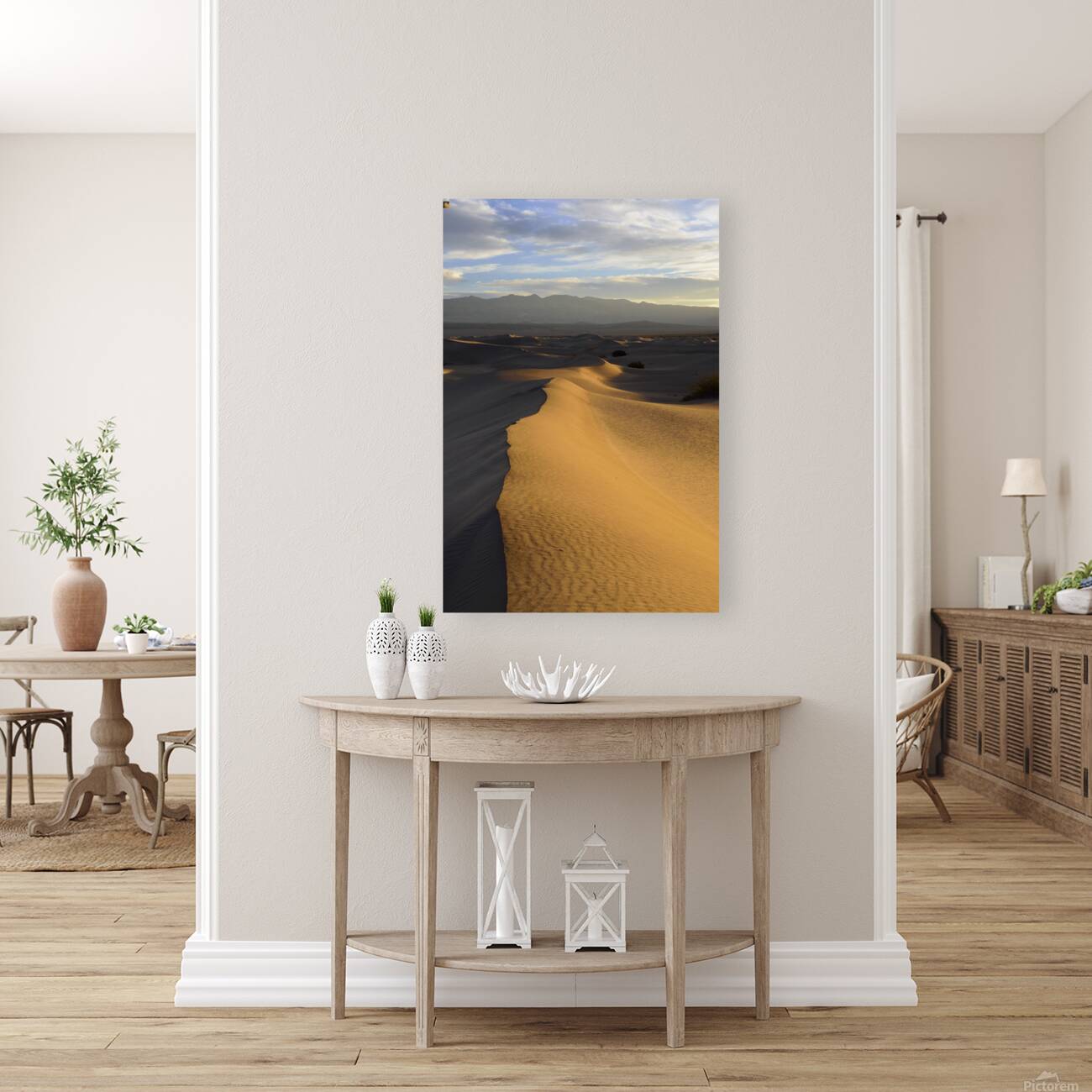 Mesquite Flat Sand Dunes at sunrise Reproduction