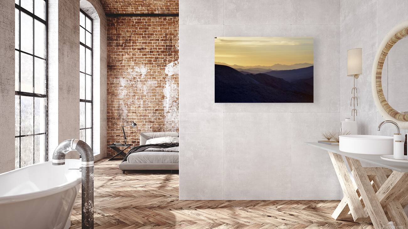 Sunrise in the mountains - Dantes View Reproduction