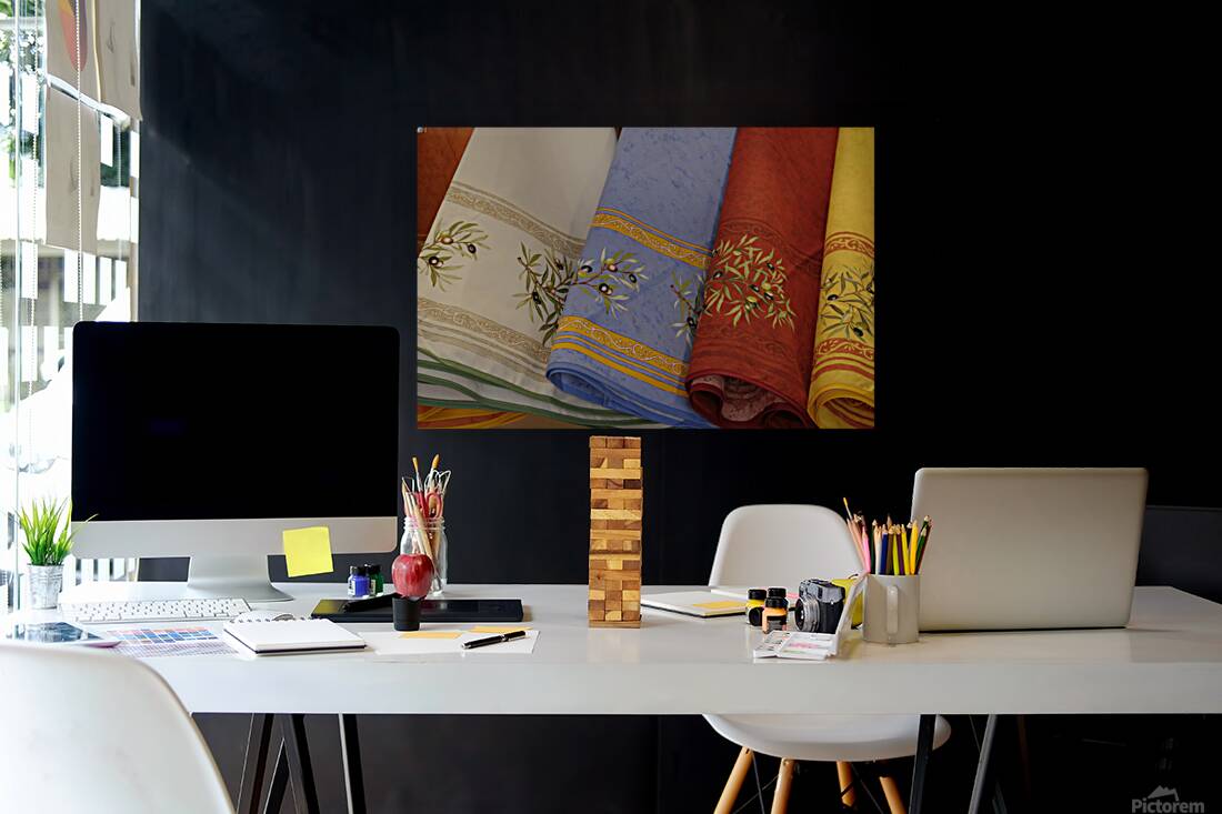 Red and Yellow Textiles - Aix-en-Provence Reproduction