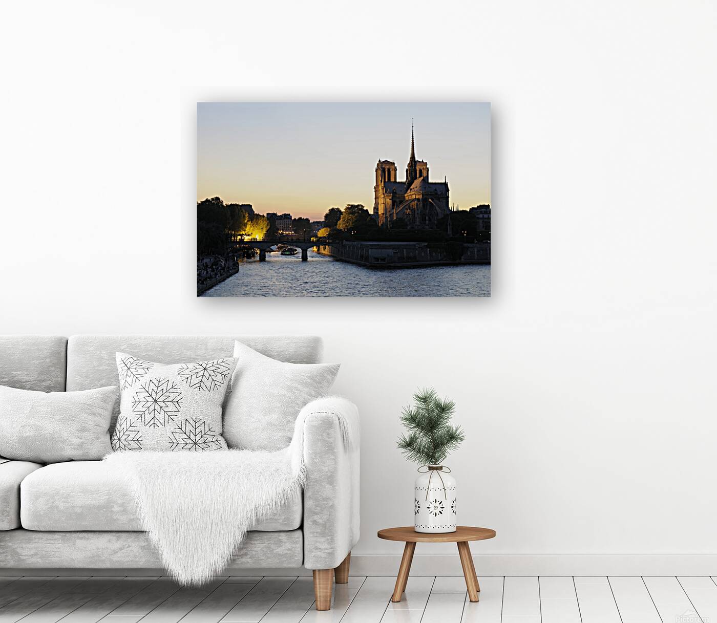 Notre Dame Cathedral Paris France Reproduction