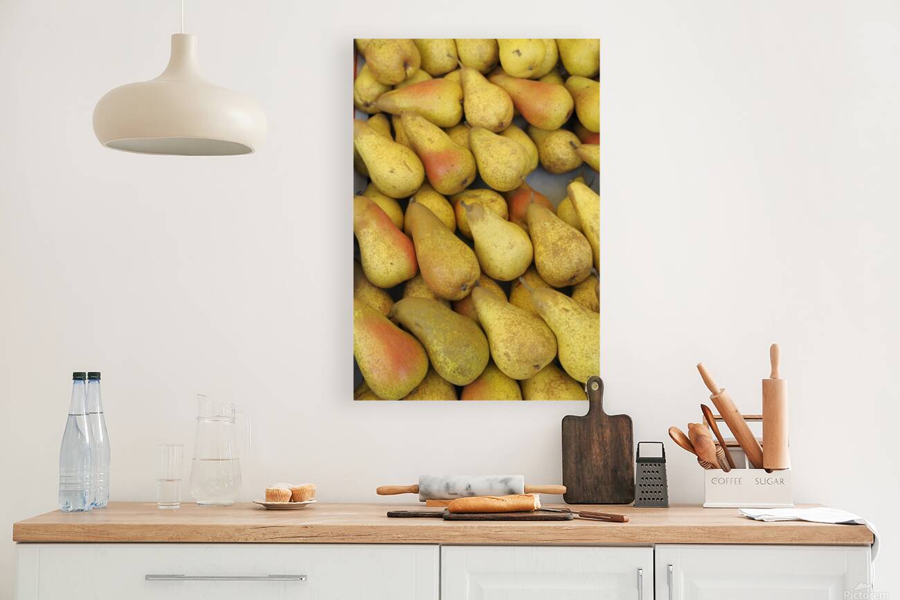 Pears at the Thursday Market - Boulevard Saint Germain - Paris Reproduction