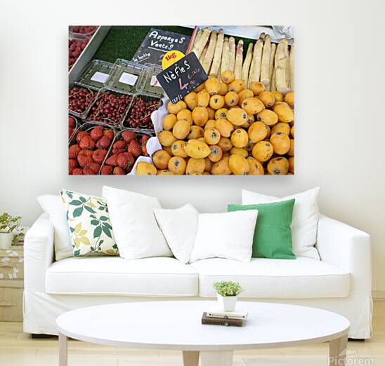 Fresh Fruit Thursday Market Boulevard Saint Germain - Paris Reproduction