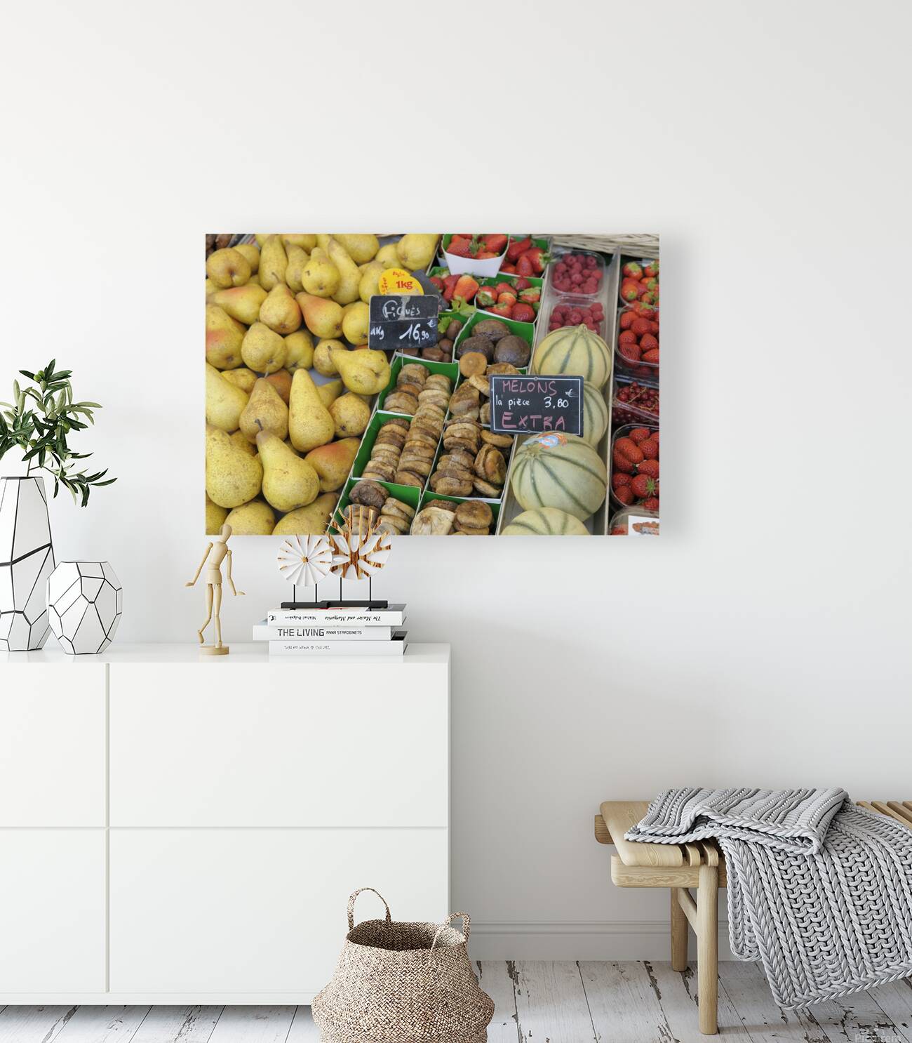 Fresh Fruit Thursday Market Boulevard Saint Germain - Paris Reproduction