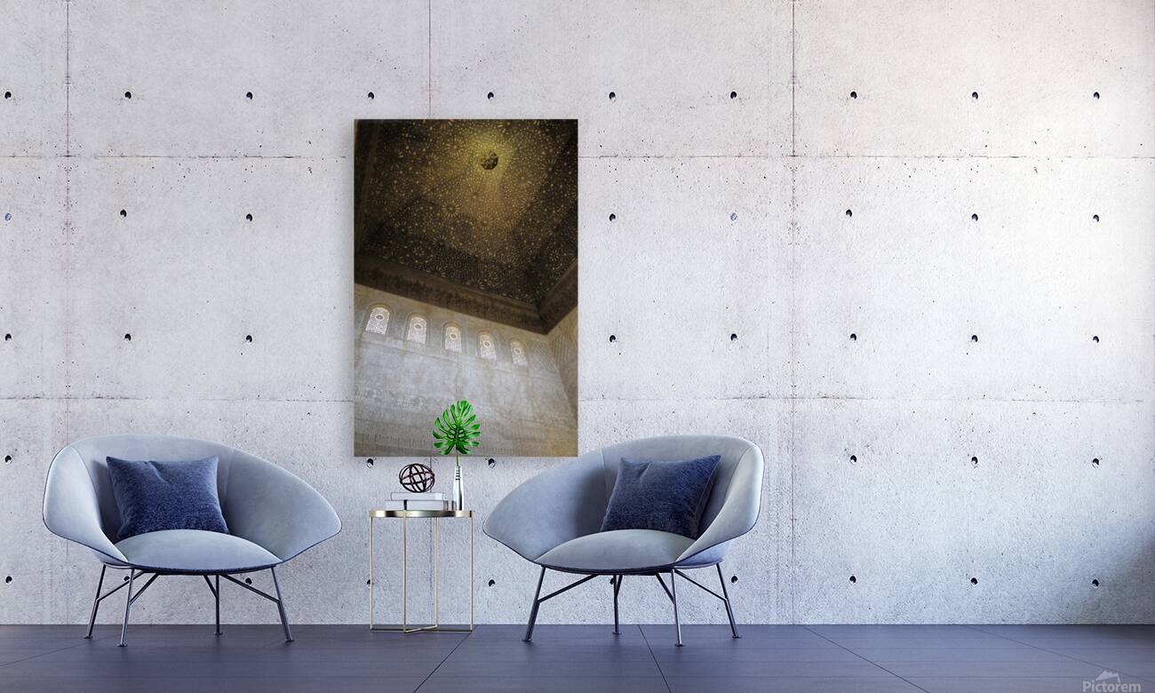 Sala de Embajadores. Hall of the Ambassadors The Throne Room The Alhambra Granada Andalusia Spain Reproduction