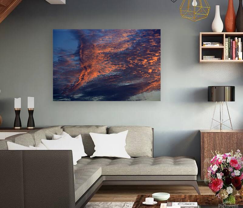 Cloud formation at sunset - Tent Island Reproduction