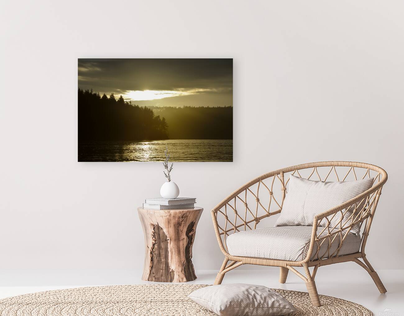 Sunset - James Island - San Juan Islands Reproduction