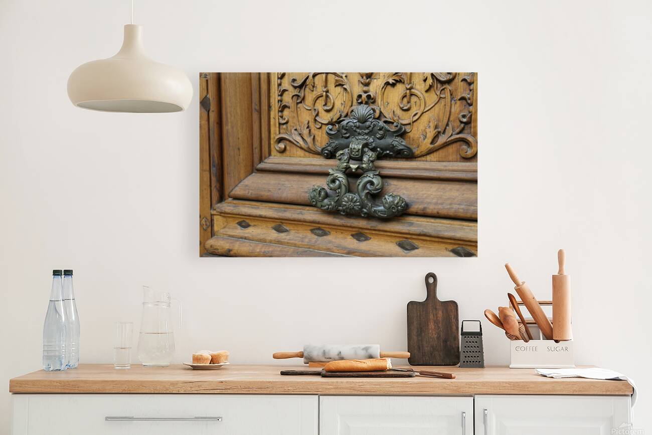 Door Knocker. Place des Martyrs de la Resistance. Aix-en-Provence. France Reproduction