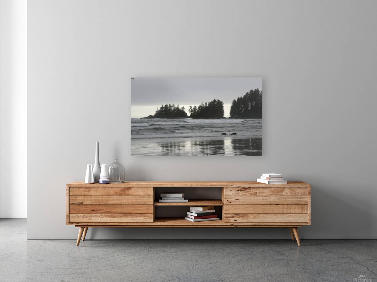 Waves crashing on Florencia Beach Pacific Rim National Park Reproduction
