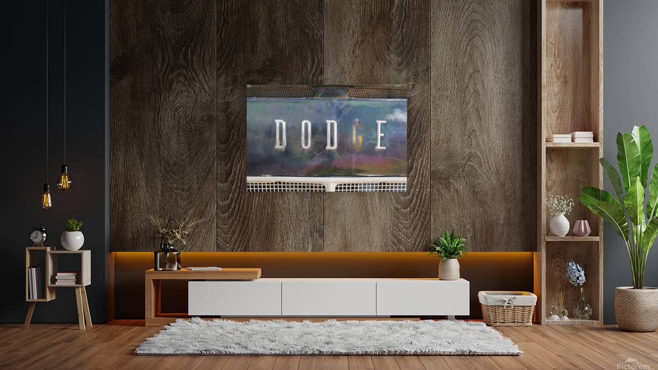 Patina on an old Dodge Reproduction