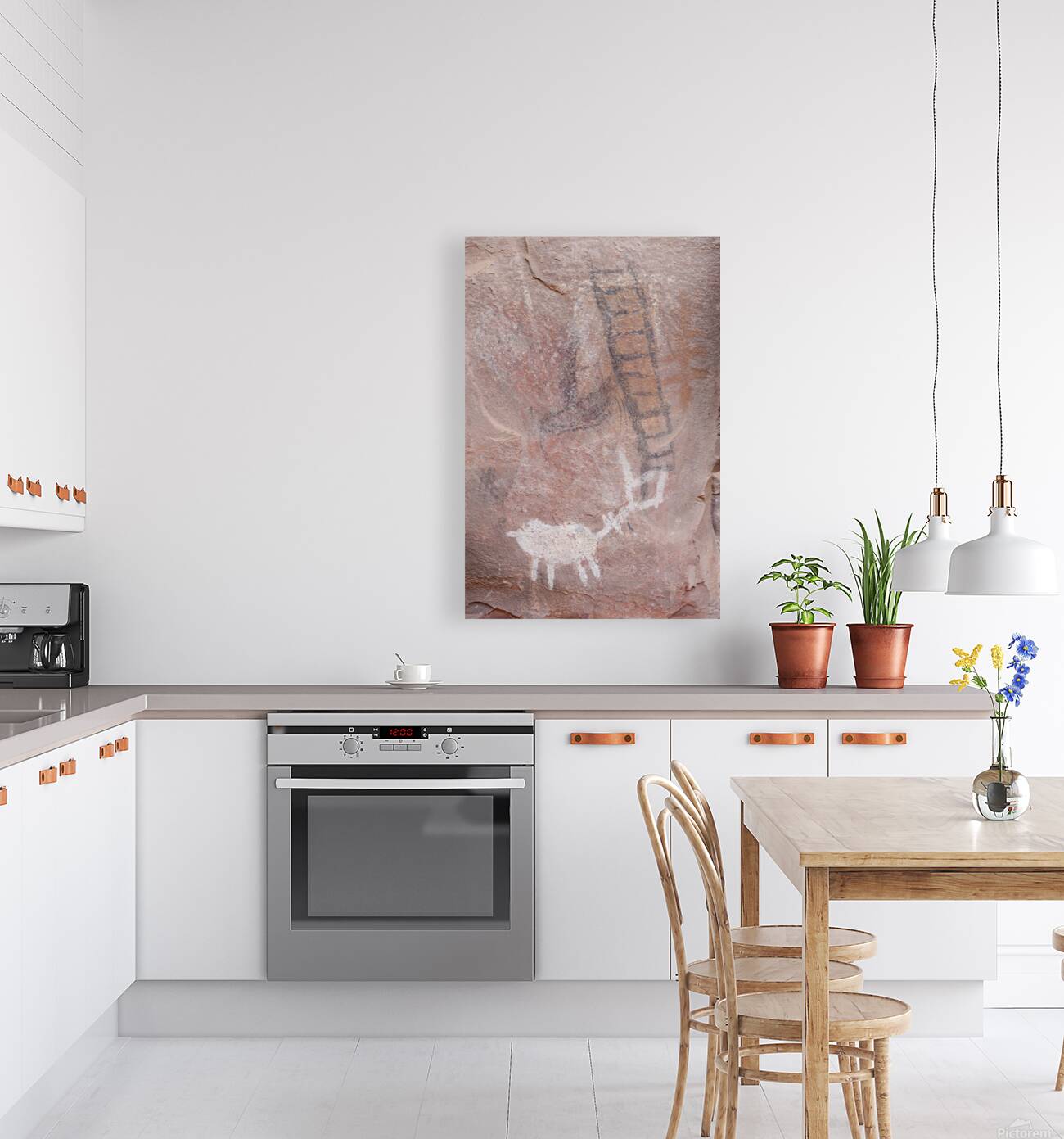 Petroglyphs in Valley of Fire State Park Nevada USA Reproduction