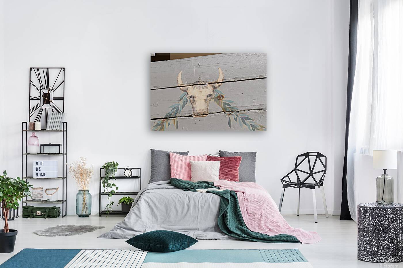 Painted gate at the Plaza de Toros Bullring  Ronda Málaga Andalusia Spain Reproduction