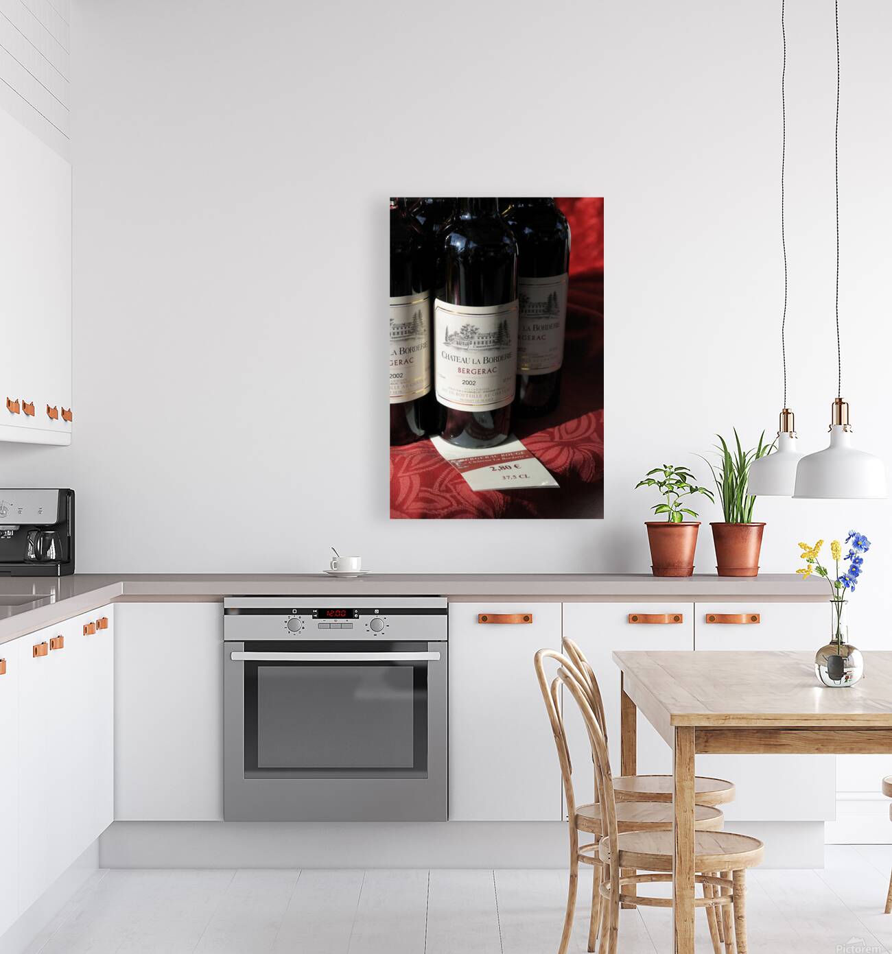 Red Wine Chateau La Borderie Thursday Market Boulevard Saint Germain Paris Île de France France Reproduction