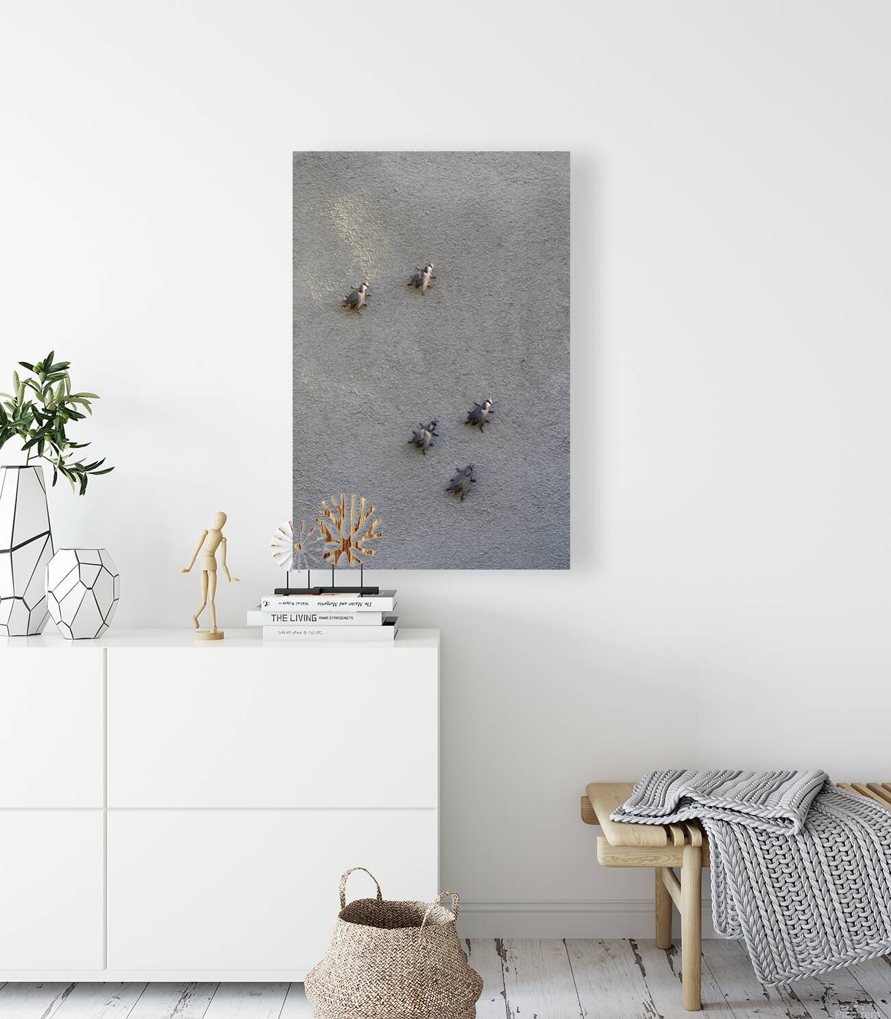 Metal fly sculpture on a house wall Tannay Nièvre Burgundy France Reproduction