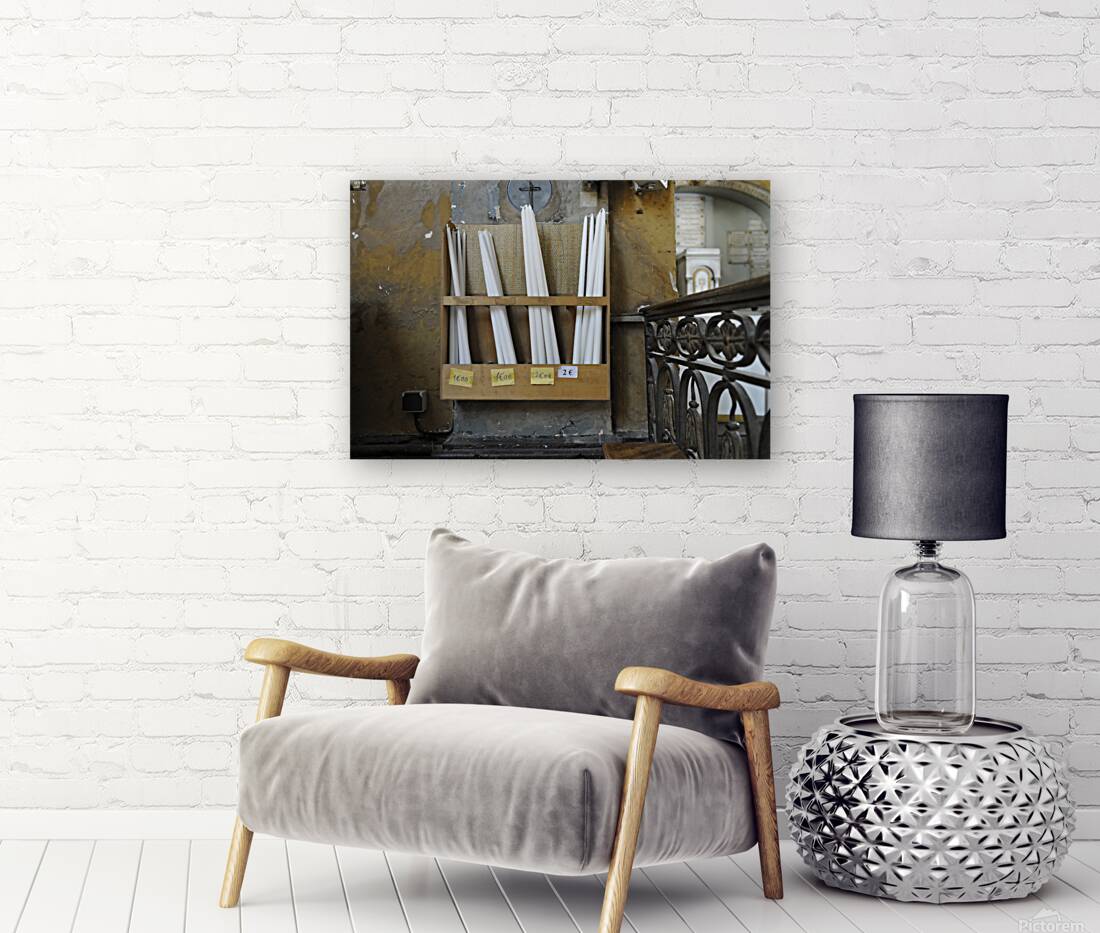 Prayer candles for sale Église Saint Pierre ancienne chapelle du collège des Jésuites Nevers Nièvre Burgundy France Reproduction