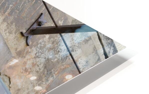 Cafe sign in Lourmarin HD Sublimation Metal print