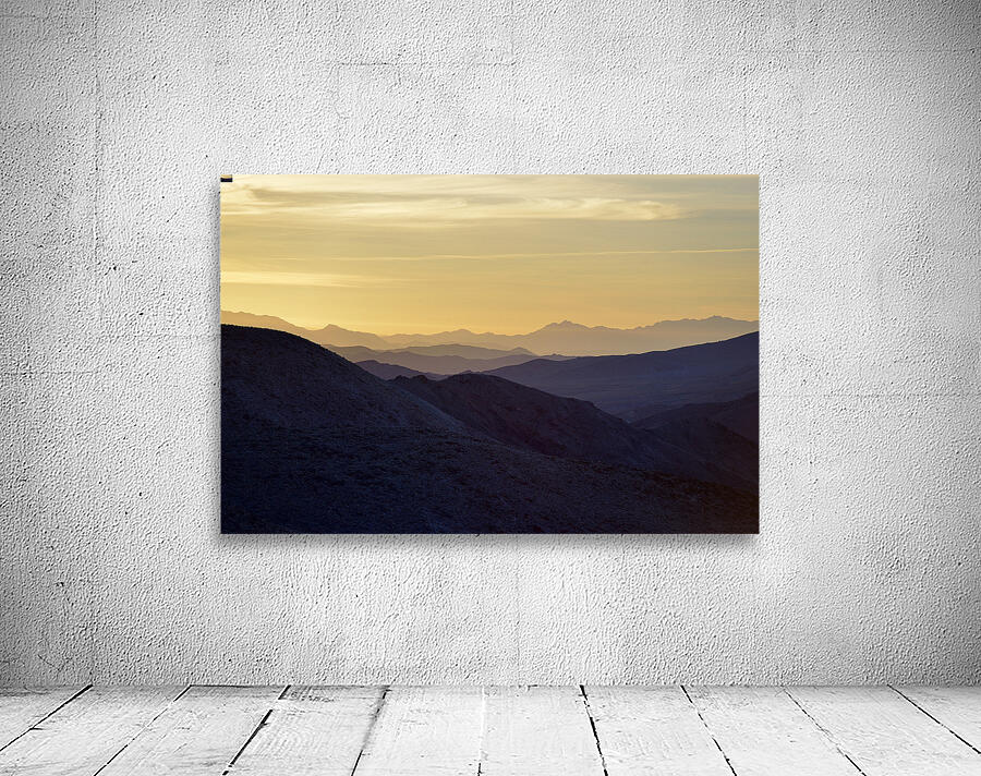 Sunrise in the mountains - Dantes View Wall Preview