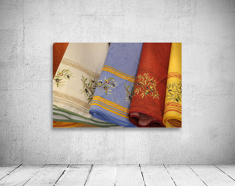 Red and Yellow Textiles - Aix-en-Provence Wall Preview