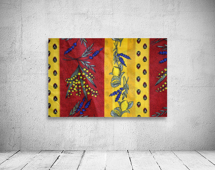 Red and Yellow Textiles - Aix-en-Provence Wall Preview