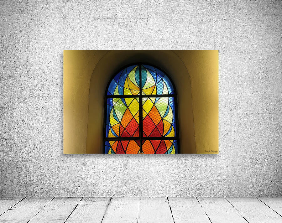 Contemporary stained glass window Eglise Saint Pothin Wall Preview