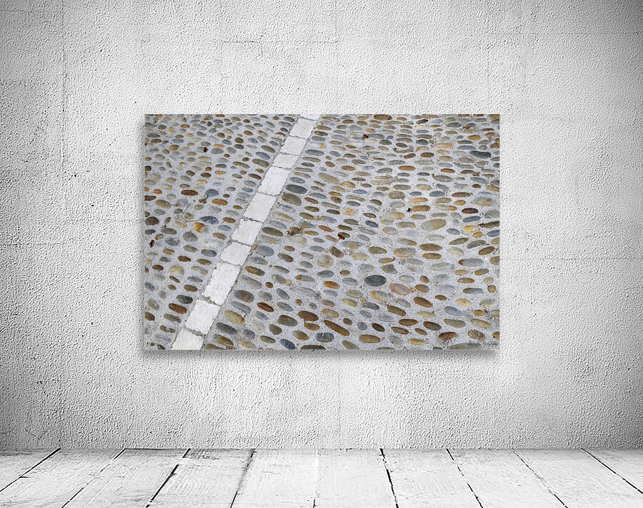 Cobblestone street Lourmarin Wall Preview