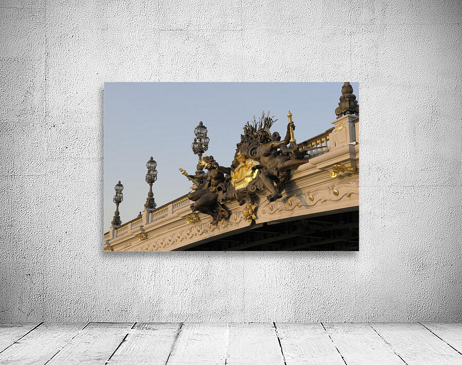 Nymphs of the Seine on Pont Alexandre III - Paris Wall Preview
